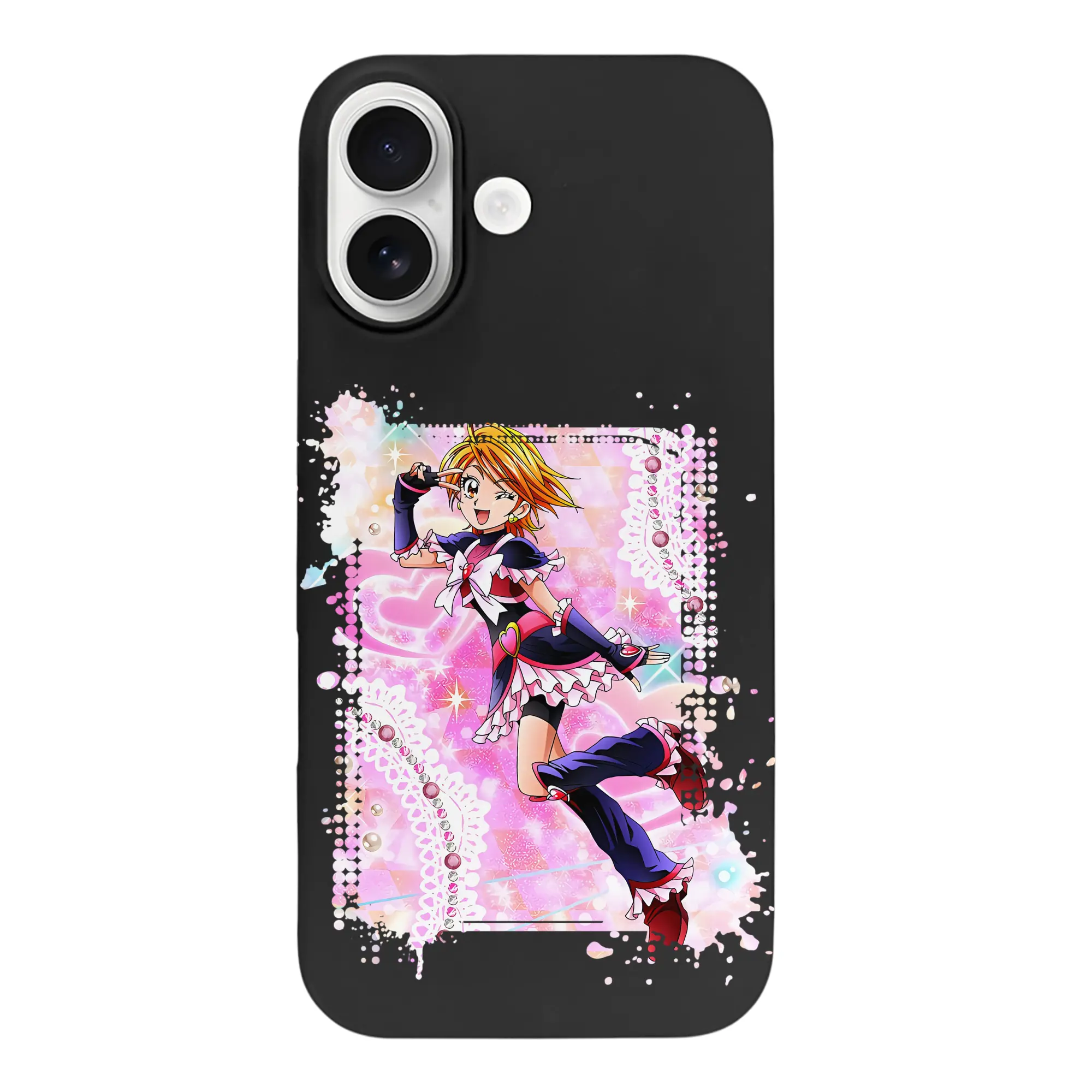 プリキュア グッズ,美墨なぎさ - iPhone 17 シリーズ シリコンケース 薄型 耐衝撃 指紋防止 ソフトタッチカバー 精密フィット 傷防止 保護ケース iPhone 17/17 Air/17 Pro/17 Pro Max 対応